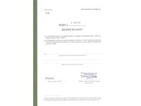 Sešit jízdních listů EU